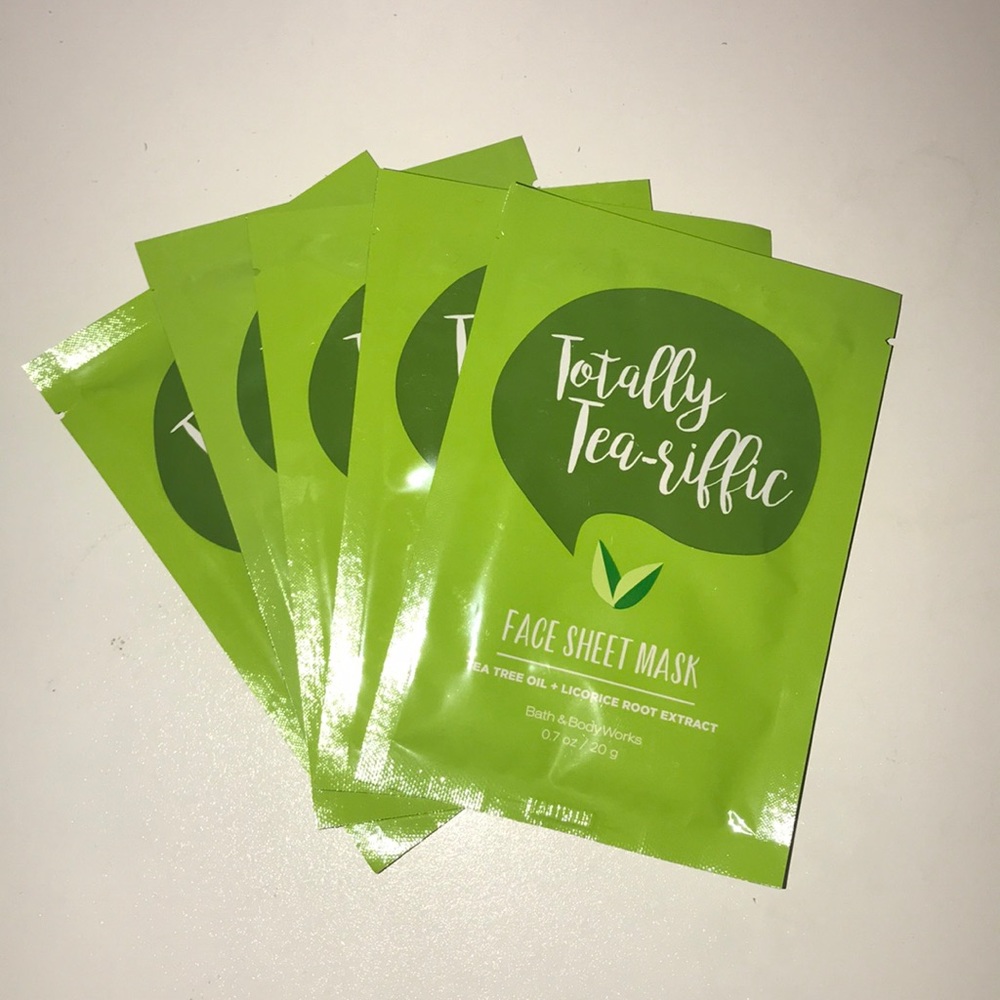 glowing sheet mask